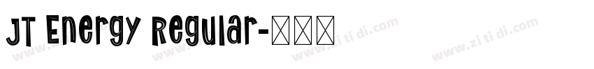 JT Energy Regular字体转换